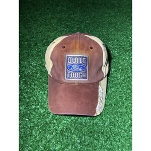 BUILT FORD TOUGH Hat Snapback Baseball Vintage Cap Dad Trucker